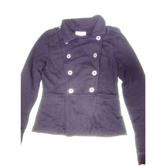 Vintage Converse One Star Women's Navy Pea Coat Style Jacket. Size S - Picture 2 of 8